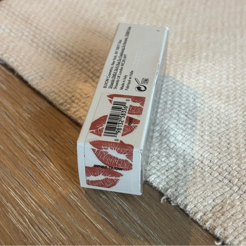 NIB Buxom Power-Full Plump Lip Balm in Inner Glow Nude Pink Plumping Tinted